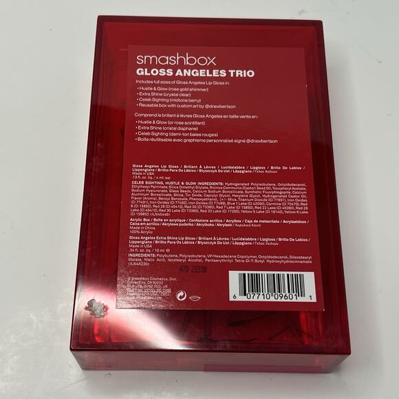 Smashbox Gloss Angeles Trio Set of 3 Hustle & Glow, Extra Shine, Celeb Sighting - Picture 5 of 8